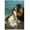 <p>ÉDOUARD FRANÇOIS ZIER (Paris, 1856 -1924)<br />GALATEA E POLYPHEMUS<br />Datado de 1919.<br />Óleo sobre tela<br />Ass. inf. direito. Datado de 1919.<br />140 x 94 cm. / .....<br /><br />Ácis, pastor de rara beleza, filho de um fauno e de uma ninfa, conquistou o coração de Galateia, a nereida dos mares tranquilos. Mas o cíclope Polifemo, ardendo em ciúmes, esmagou o jovem com uma rocha. Inconsolável, Galateia transformou o sangue do amado no rio que nasce ao pé do Etna e se funde ao mar — união eterna entre água doce e espuma salina.<br />Esse mito de amor e tragédia atravessou os séculos. Foi celebrado em Pompeia, nas telas do Renascimento, e retomado por artistas como Moreau, Ottin e Rodin.<br />Entre aqueles que se debruçaram sobre a história está Édouard Zier, pintor parisiense nascido em 1856. Formado com seu pai e com Jean-Léon Gérôme, destacou-se pelo rigor anatômico, pelo detalhe e pela intensidade dramática de suas figuras. Exibiu no Salão de 1874, recebeu medalha de ouro na Exposição da Filadélfia de 1876, e teve obras adquiridas pelo Estado francês em 1883. Ilustrou periódicos de prestígio, clássicos da literatura como Os Três Mosqueteiros e, já durante a Primeira Guerra, colaborou nas célebres histórias em quadrinhos de Bécassine.<br />Foi em 1877, com apenas vinte e um anos, que Zier pintou Ácis e Galateia se escondendo de Polifemo. Décadas depois, em 1919, já no fim da vida, voltou ao mesmo tema. Nesta segunda versão, trazida ao Brasil pela Galeria Jorge, da Rua do Rosário, 131, no Rio de Janeiro, Polifemo envolve Galateia nos braços, sua figura monstruosa relegada à penumbra, em contraste com o rosto luminoso da ninfa. Ao lado, a flauta de Pã jaz abandonada sobre a pedra.<br />As duas obras guardam notável proximidade formal: a primeira mede 148 x 100 cm, a segunda 140 x 94 cm., dimensões quase idênticas, são ecos modernos de uma narrativa antiquíssima, registrada apenas no Livro XIV das Metamorfoses de Ovídio.<br />Assim, do sangue de Ácis ao pincel de Zier, o mito sobrevive: tragédia transformada em rio, em arte, e em memória imortal.”<br /><br /><br />COTAÇÃO US$32.000 (132,08 x 81,28 cm) para obra a venda no link abaixo. Foto em anexo.<br />FONTE: https://www.1stdibs.com/art/paintings/nude-paintings/edouard-francois-zier-dance-19th-century-large-antique-nude-oil-painting-on-canvas-signed-dated/id-a_12735882/</p>