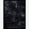 Vik Muniz<br>Viewing From Moon Longitude: 23o 42’28” Latitude: 0o 04’04” 07/20/1969 10:56:43 UT (LOCAL) GAZE: AZ: 272o 22.968’ ALT: 90o 0.000, 2001.<br>163 x 125 cm.