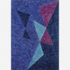 Alfredo Volpi - Elementos Geométricos, início da década de 70. Têmpera sobre tela. Assinado no verso. 120 x 81,5 cm.