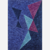 Alfredo Volpi - Elementos Geométricos, início da década de 70. Têmpera sobre tela. Assinado no verso. 120 x 81,5 cm.
