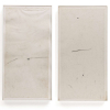 MIRA SCHENDEL<br />DÉCADA DE 70<br />MONOTIPIA SOBRE PAPEL DE ARROZ.<br />ASSINADA INFERIOR DIREITO.<br />49 X 25 CM (CADA).<br /><br />LITERATURA:<br />MIRA SCHENDEL: ESPAÇOS DA ARTE BRASILEIRA, DE MARIA EDUARDA MARQUES. SÃO PAULO: COSAC & NAIFY, 2001, P. 33.<br /><br />