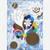 BEATRIZ MILHAZES - O SUL. ACRÍLICA SOBRE PAPEL. ASSINADO, DATADO 1998/99 E TITULADO NO VERSO. 70 X 50 CM. <br /><b> ESTIMATIVA: R$ 400.000,00 - R$ 460.000,00 </b>