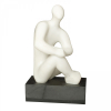 <p>BRUNO GIORGI - ATLETA. - ESCULTURA EM MÁRMORE - ASSINADA. - 65 X 47 X 40 CM.</p>