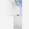 Wesley Duke Lee - Guido Santi - Acrílica e grafite sobre tela - 200 x 100 cm 
