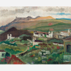 Guignard - Ouro Preto - Óleo sobre madeira - 29 x 36 cm