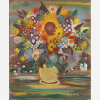 Guignard - Vaso de Flores - Óleo sobre tela - 55 x 44,5 cm