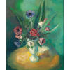 SAMSON FLEXOR - “Vaso de flores” - Óleo sobre tela - Ass.dat.1937 e loc. “Paris” inf.dir. - Altura 61 cm - Largura 50 cm - Ex. Coleção Drº Majer Leibe Schechner.