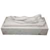 LEOPOLDO E SILVA - “Nu” - Escultura em mármore - Assinada na base. 21 x 104 x 36 cm
