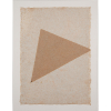 <p>MIRA SCHENDEL - “Triângulo” Colagem de papel artesanal e folha de ouro, Ass.dat.1980 inf.dir,40 x 29 cm. Ex. Coleção Paulo Figueiredo.</p>