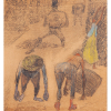 <p>CANDIDO PORTINARI - Colheita de café - Pastel e grafite sobre papel, Ass.inf.dir., 22,5 x 21 cm. Obra registrada no Raisonné do artista sob nº FCO 5954 e CR 4983 e Reproduzido na pág.188 do catálogo da Christie's de 29/05/2008.</p>