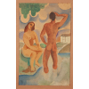 <p>Ismael Nery - &ldquo;Casal&rdquo; - Aquarela Sobre Papel - Ass.inf.esq. - 23 x 14 cm.</p>