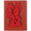 ARTHUR LUIZ PIZA<br />“A107”<br />Acrílica sobre incisões sobre cartão.<br />Ass. no verso.<br />38 x 28 cm.<br />Com certificado de Marcia Barrozo do Amaral Galeria de Arte.