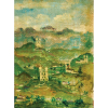 Alberto da Veiga Guignard<br>Paisagem de Ouro Preto - osc <br>20 x 15 