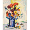 Inimá de Paula<br>Vaso de flor - osd <br> 1968 - 65 x 54