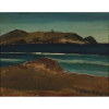 José Pancetti - Marinha - Cabo Frio - osm 1947 - 27 x 35 No verso dedicatória com os seguintes dizeres: Para Doutor Abel Beranger uma lembrança de José Pancetti - Cabo Frio 5/6/1947