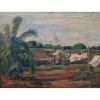 Anita Malfatti - Roupas ao vento - osm - circa 1918/1920 - 26 x 33 - Etiquetas no verso de participação das seguintes exposições: Retrospectiva realizada no Museu de Arte Brasileira (FAAP) de 4 de novembro de 1971 a 20 de novembro de 1971. MAC - Museu de Arte Contemporânea de 10/11 a 11/12 de 1977.