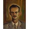 Alberto da Veiga Guignard - Retrato de Mário Silésio - ostse - 1953 - 51 x 42 - Coleção Mário Silésio. Obra reproduzida à pág. 182 do Livro Guignard Arte, Vida de Lélia Coelho Frota.Editora Campos Gerais.