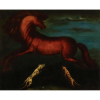 Orlando Teruz - Cavalo e cachorros - ost - 1963 - 64 x 81