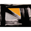 Amílcar de Castro - Composição em preto, amarelo, cinza e branco - óleo sobre placa -1989 -90 X 120 - Obra registrada no Instituto Amílcar de Castro