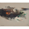 TIKASHI FUKUSHIMA<br>Abstrato.<br>Ost, 37,5 x 46 cm.<br>Assinado no cie.