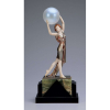 PREISS, Ferdinand (1892-1943)<br />Lighter than Air. Escultura de bronze e marfim sobre base de ônix e mármore. 35 cm de altura. França, c. 1935.<br />Reproduzido em Art Deco Sculptor, de Alberto Shayo, à pág. 183; em Art Deco and other Figures, de Bryan Catley, à pág. 296.