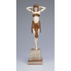 CHIPARUS, Demetre<br />Dancer with scarab halter. Escultura de bronze e marfim sobre base de ônix. 42 cm de altura. França, c. 1935. <br />Reproduzida em Art Deco Sculpture, de Victor Arwas, pág. 74, em Chiparus Master of Art Deco, de Alberto Shayo, pág. 100.