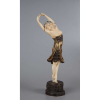 COLINET, Claire - Crimean Dancer. Escultura de bronze e marfim - sobre base de bronze. 31 cm de altura. - Assinada na base. França, c. 1935.