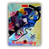 KANDINSKY, Wassily - Livro ricamente ilustrado que traz a ruptura do artista para a abstração, a análise específica do quadro Mancha Vermelha II, enfim, vida e obra 1866-1944. ff<br />510g; 30x23 cm; 95 págs.<br />