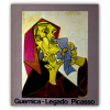 PICASSO, Pablo - Livro muito ilustrado que traz as reproduções dos estudos da obra Guernica de Picasso, como também análise,parte por parte, deste famoso trabalho.<br />920g; 28x23 cm; 173 págs.; edição em espanhol<br /> <br /><br /><br /><br />