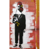 Alto Contraste | Spray s/madeira |Galo | Medidas 89x54,5| 2008<br />