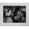 ROBERTO BURLE MARX – Rara gravura em Metal (Àgua – Forte )Título da obra: “Luzes na Noite” – Medidas 65x77cm | Exemplar PE 19/40 – 1987
