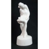 Escultura de Casal se beijando de cerâmica. Marca Granit - 20 cm de alt.