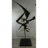Mario Cravo - escultura em ferro - 230 cm de alt.