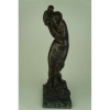 Escultura de maternidade em bronze de Franco Bargiggia (1889 1966) Escultor italiano. Obra catalogada - 35 cm de alt.