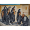 JONH GRAZ - Marrocos e mulheres , óleo sobre tela Dat 1978 , 60 x 80 cm .Registrada no Instituto .