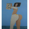 GUSTAVO ROSA - Mulher na Praia - OST - 120 x 110 cm
