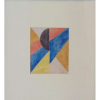 A Gomide - Sem Título (Composição) - Aquarela sobre papel / Cid – s/data - 13,5 x 11 cm