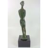 BRUNO GIORGI - Figura feminina - Bronze - 47 cm de alt, 9 x 10 cm