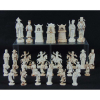 Peças jogo de Xadrez de marfim - 32 - (6 no estado)