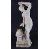 P. BARRANTI - Belíssima Escultura em alabastro representando Salomé - Galeria Firence - 80 cm altura, 30 comp, 25 de prof