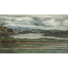 JOAQUIM TENREIRO - Lago - OSM - Assinado CID J Tenreiro - no verso assinado e datado 1947 - 20 x 36 cm.