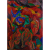 SANDRO CHIA - FROM DUSK TILL DAWN Óleo sobre tela, moldura autoral do artista 160 X 100 cm Etiqueta no verso: Sidney Janis Gallery New York 10019110 West 57 Street From Dusk Til Dawn 1996 76 X 55 inches N.20223 Etiqueta no verso: NOBO1 M2715440005000 Sandro Chia From Dusk Til Dawn Etiqueta no verso: NO9573 Lot 572 Sandro Chia From Dusk Til Dawn ECTP