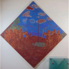 WESLWY DUKE LEE, Jogos infantis (da sérieO Filliarcado ,out 1999, Argamassa e pastel a óleo, 257 x 227 cm.