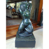 Alfredo Ceschiatti - Escultura de bronze representando Mulher de joelhos - 103 cm de alt.