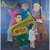 HARRY ELSAS - Banda de musicos - OST - dat 1983 - 100 x 100 cm