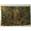 Fragmento de bela tapeçaria Verdure Flamenga representando Paisagem - 178 x 271 cm . Sec XVIII