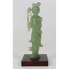 Guanyin em Jade, 23cm de altura, China, séc.XIX.