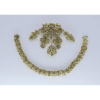 Importante colar de ouro 18 k ,reversível a broche ricamente trabalhado ornamentado por diamantes Old Cut . Europa Séc. XVIII/XIX- (NO ESTADO )