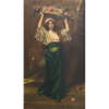 <p>CAROLUS DURAN CHARLES EMILE - (França,1837 - 1917) - A Florista, OST Ass. no CIE - 75 x 45 cm</p>