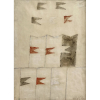 <p>ALFREDO VOLPI - Bandeiras - Aquarela sobre cartão - CID - Registrado no projeto sob o numero 0845 - 31 x 22 cm .</p>